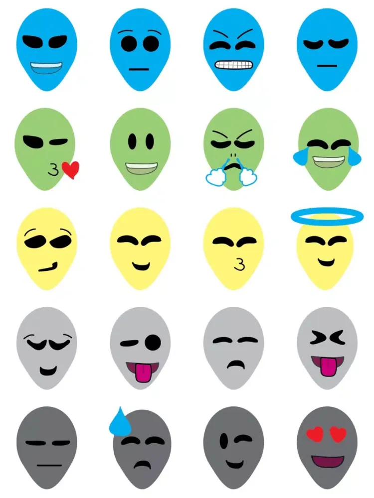 Captures d'écran de Alien Emoji Sticker Pack iPad 