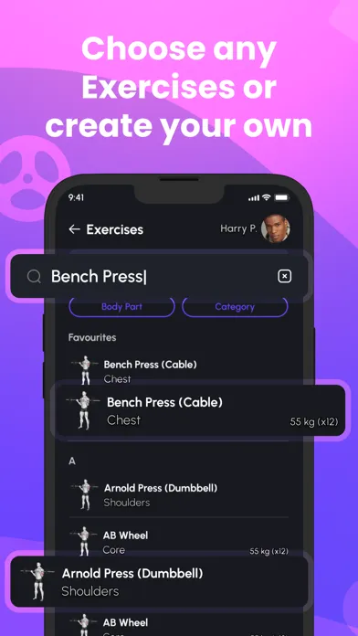 Gym Workout Tracker－RecordBook स्क्रीनशॉट