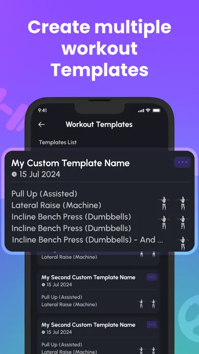 Gym Workout Tracker－RecordBook स्क्रीनशॉट