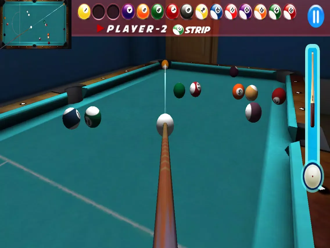 Tangkapan skrin REAL 8 BALL POOL SNOOKER PRO iPad 