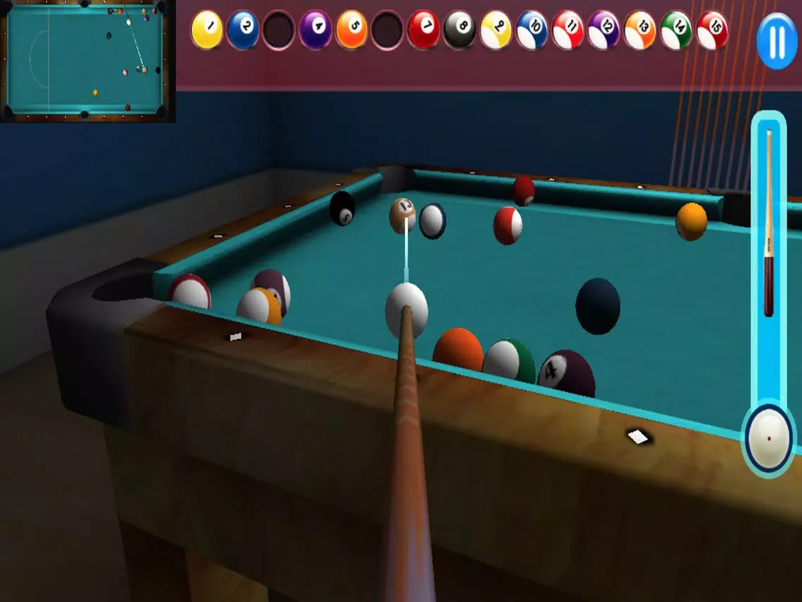 Tangkapan skrin REAL 8 BALL POOL SNOOKER PRO iPad 