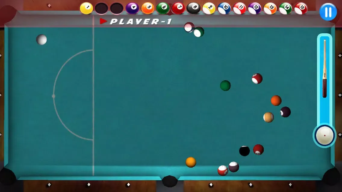 Tangkapan skrin REAL 8 BALL POOL SNOOKER PRO