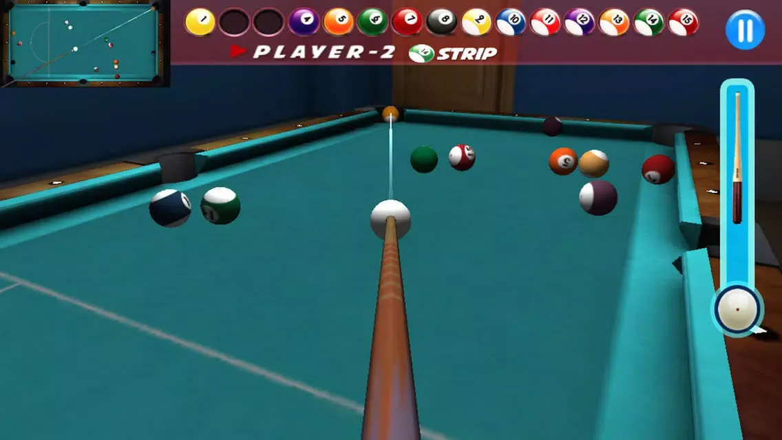 Tangkapan skrin REAL 8 BALL POOL SNOOKER PRO