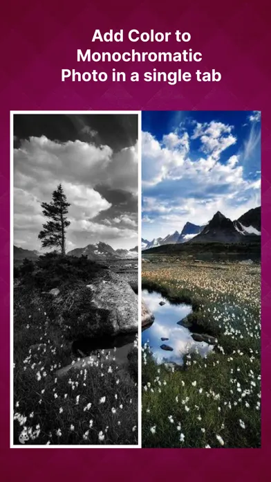 Black and White to Color Photo Screenshots