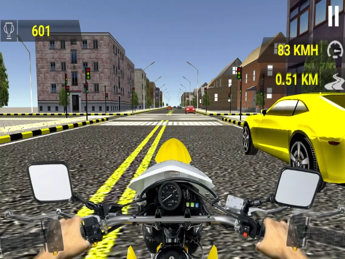 HIGHWAY TRAFFIC BIKE RACER iPad  स्क्रीनशॉट