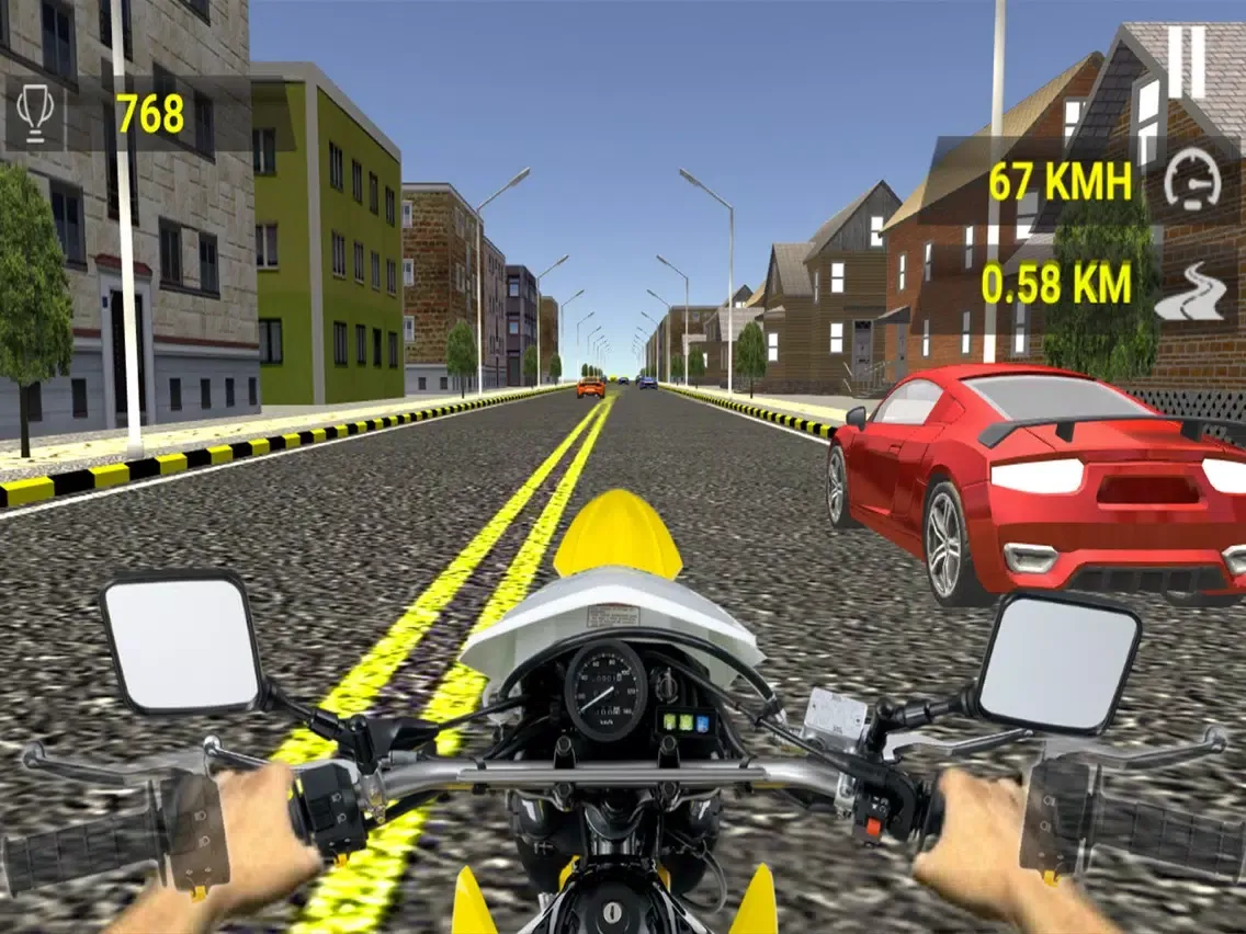 HIGHWAY TRAFFIC BIKE RACER iPad  स्क्रीनशॉट
