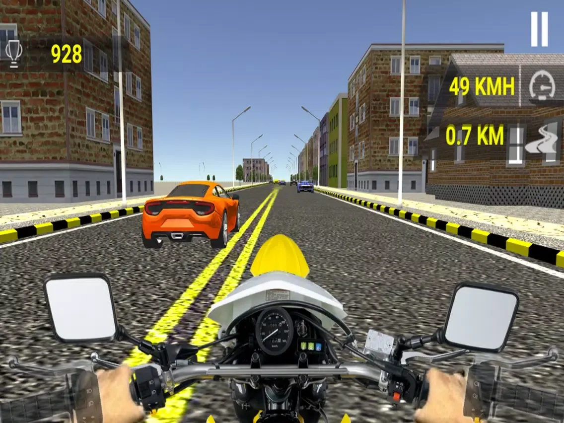 HIGHWAY TRAFFIC BIKE RACER iPad  स्क्रीनशॉट