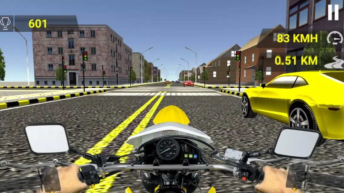 HIGHWAY TRAFFIC BIKE RACER स्क्रीनशॉट
