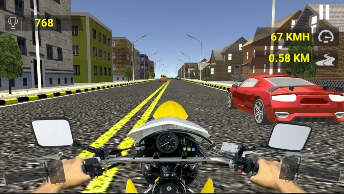 HIGHWAY TRAFFIC BIKE RACER स्क्रीनशॉट