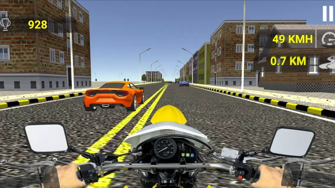 HIGHWAY TRAFFIC BIKE RACER स्क्रीनशॉट