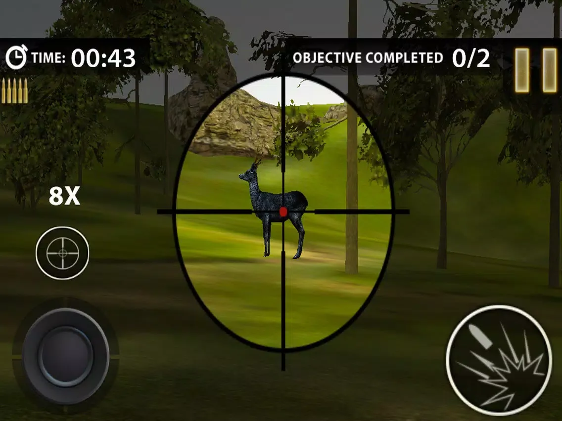 Deadly Sniper Hunting Wild Deer: Open Season Hunt iPad 应用截图