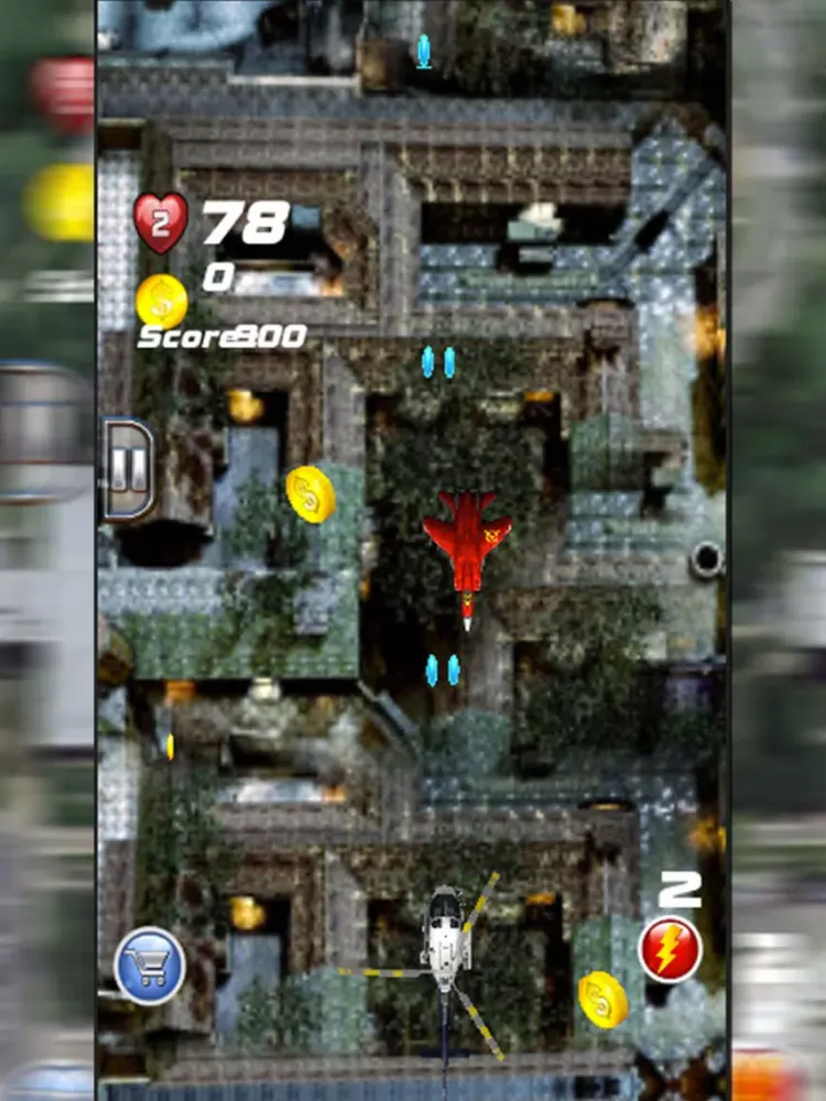 Ảnh chụp màn hình của Turbo Air Fighter: Apache Attack iPad 