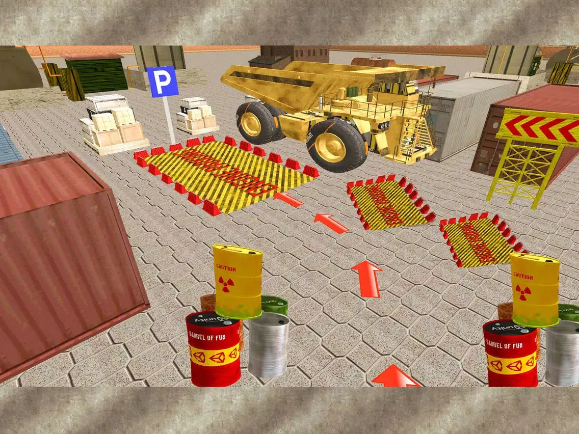 Zrzuty ekranu Industrial Construction Machinery Vehicle Parking iPad 