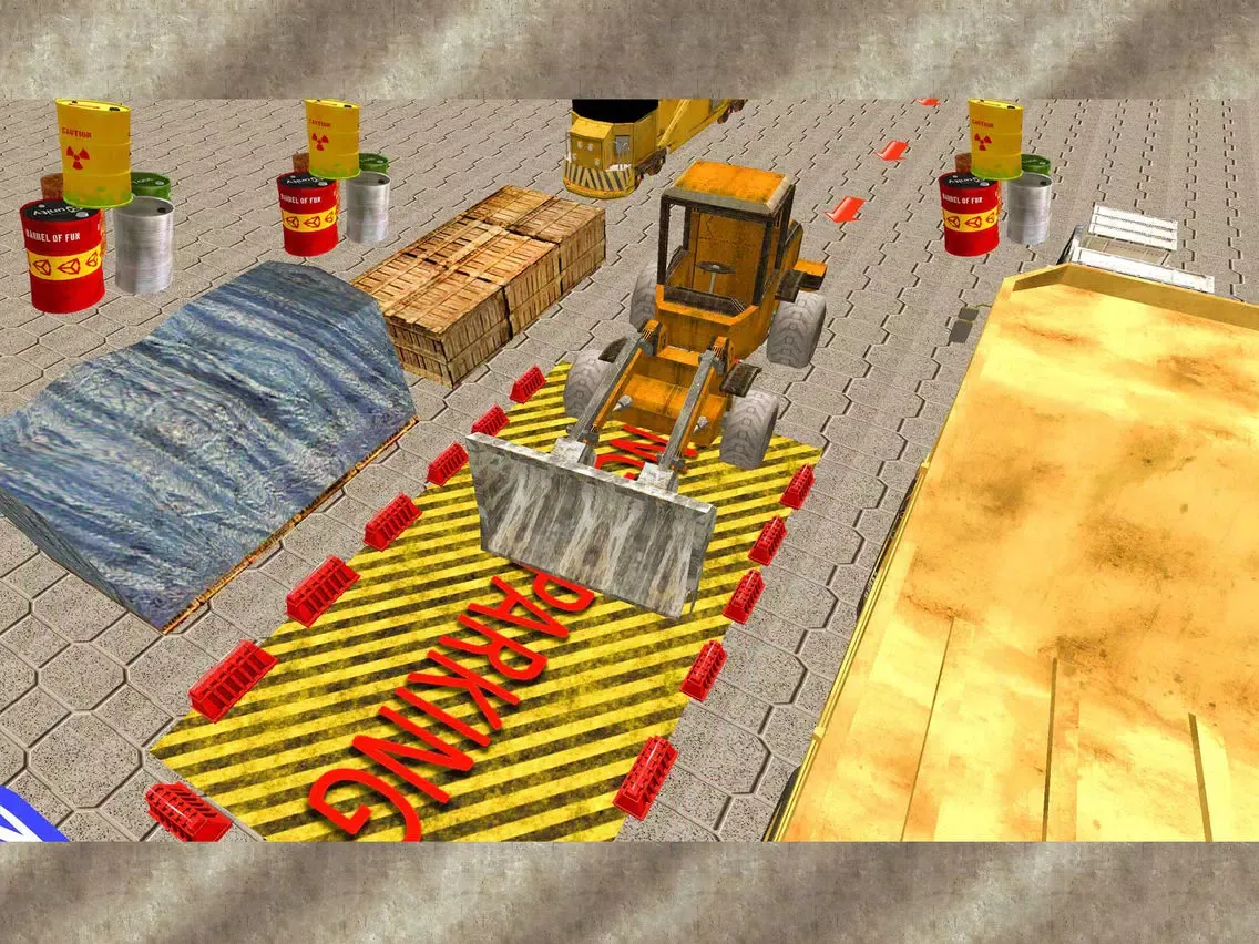 Zrzuty ekranu Industrial Construction Machinery Vehicle Parking iPad 