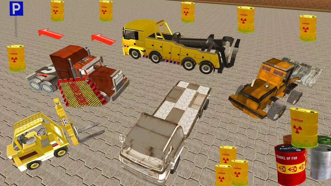 Zrzuty ekranu Industrial Construction Machinery Vehicle Parking