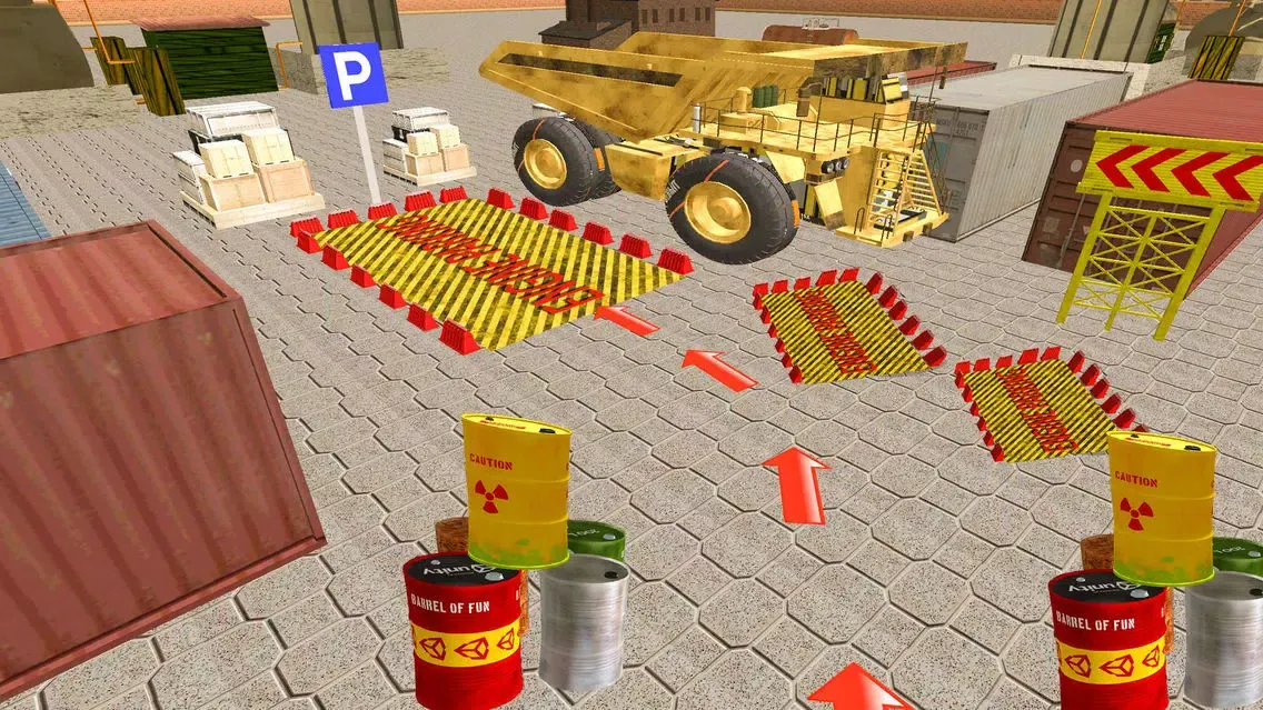 Zrzuty ekranu Industrial Construction Machinery Vehicle Parking