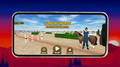 Capturas de tela do Jumping Horse Racing Simulator