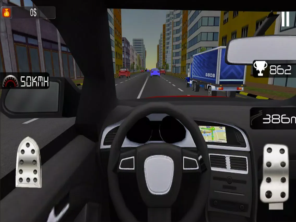 Captures d'écran de Car Driving Traffic Challenges iPad 