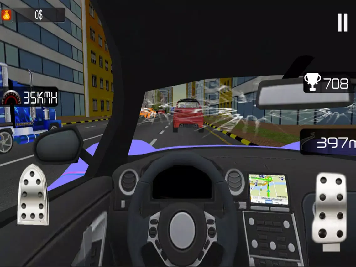 Captures d'écran de Car Driving Traffic Challenges iPad 