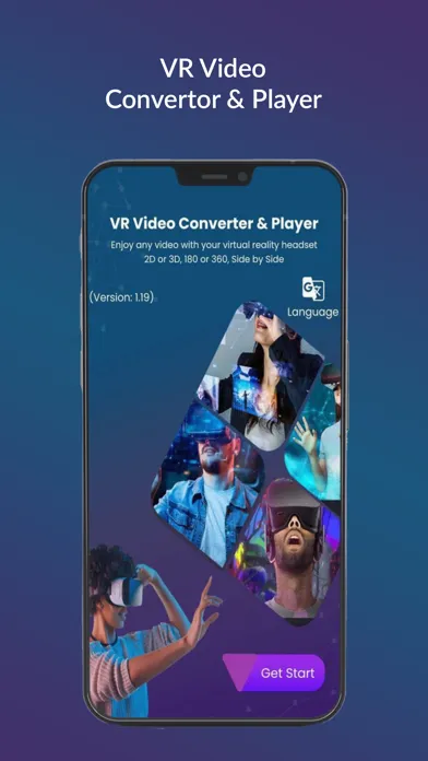Tangkapan layar VR Video Converter & VR Player