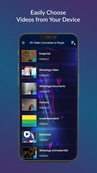 Tangkapan layar VR Video Converter & VR Player