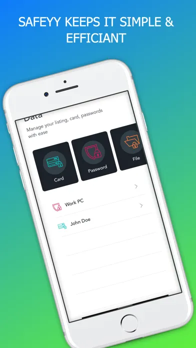 Tangkapan skrin Safeyy - Trusted Cloud Storage