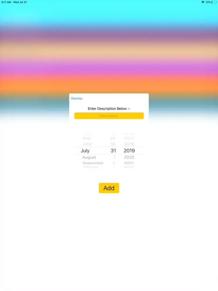 Ảnh chụp màn hình của Countdown - Count to a date iPad 