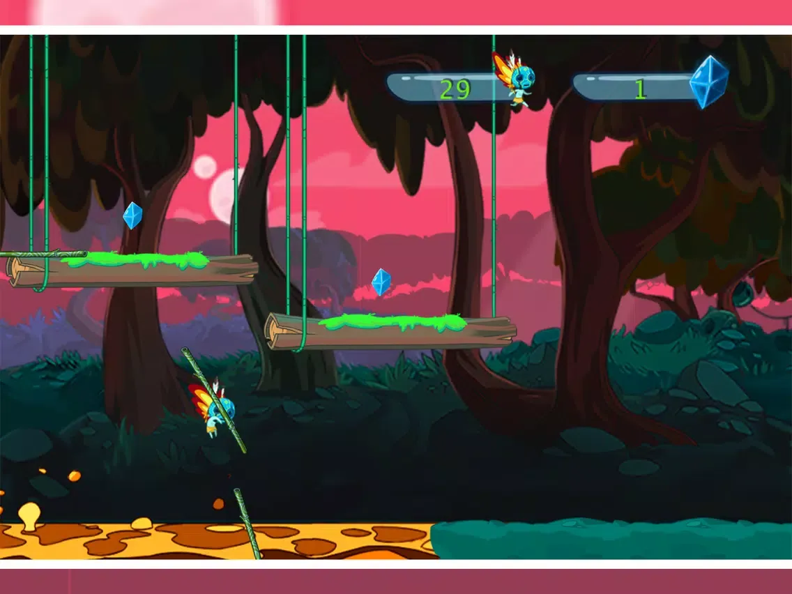 Tangkapan skrin Risky Jungle iPad 