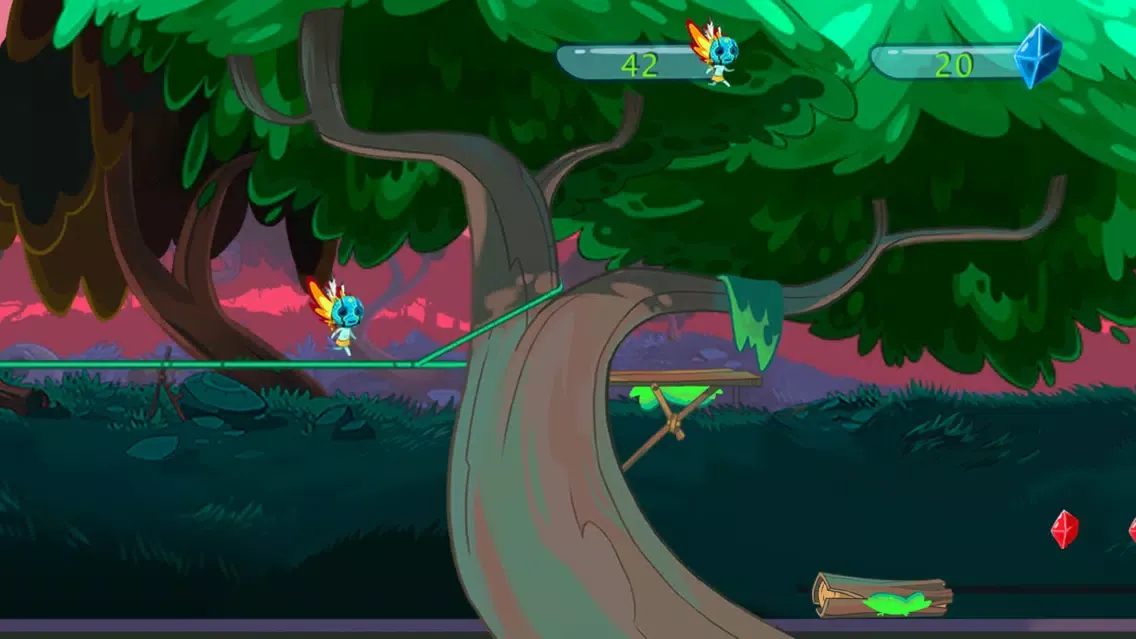 Tangkapan skrin Risky Jungle