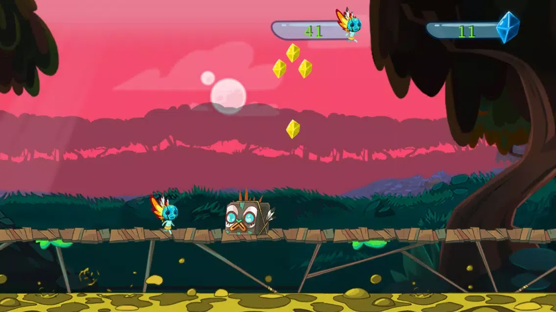 Tangkapan skrin Risky Jungle