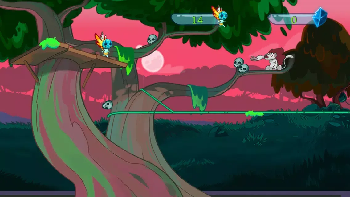 Tangkapan skrin Risky Jungle
