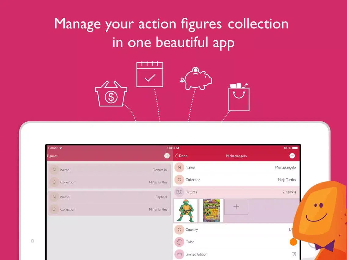 Capturas de tela do Action Figures Collector By Tryvin iPad 