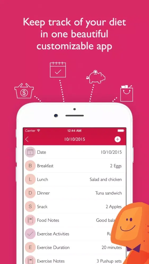 Diet Log + By Tryvin سکرین شاٹس