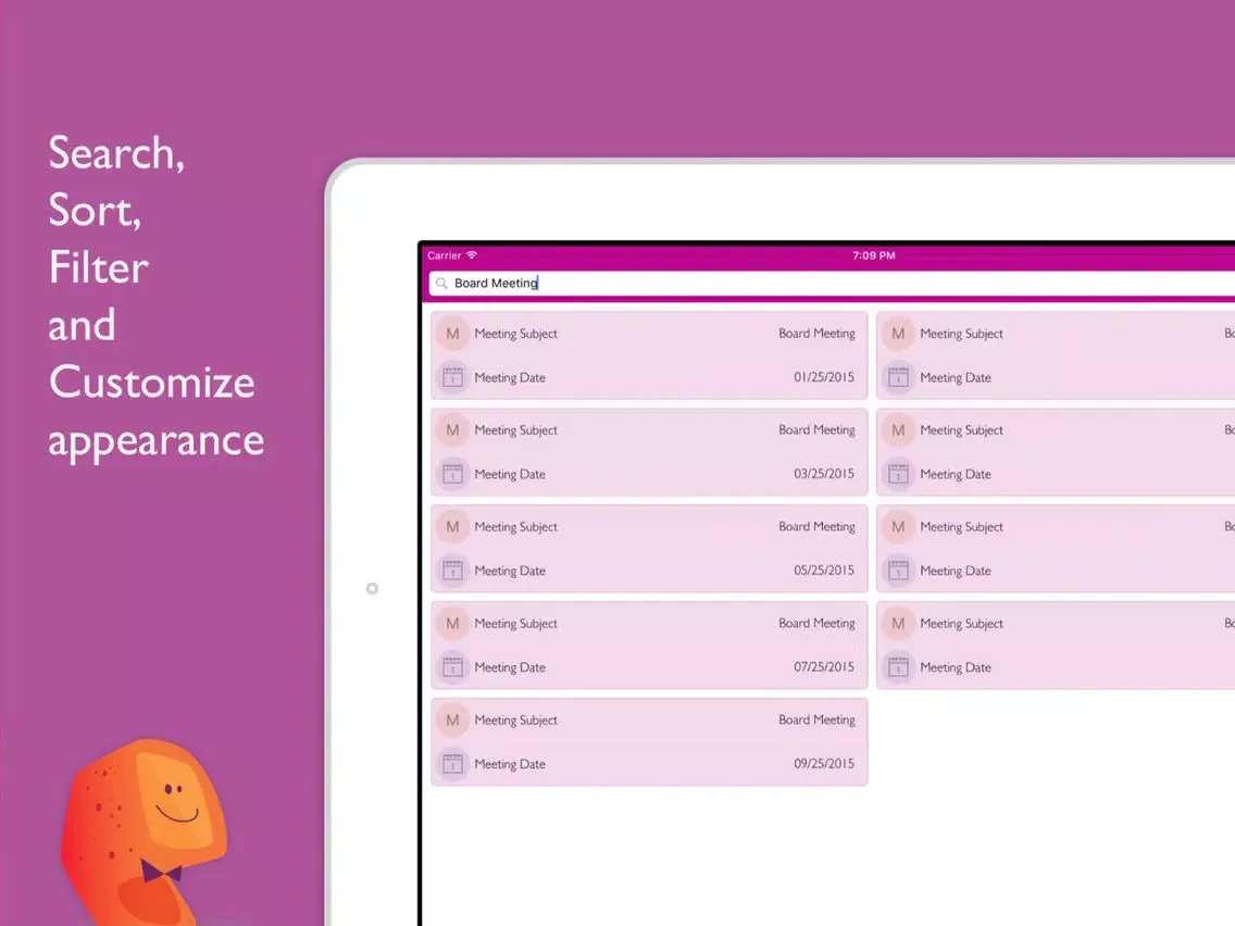 ภาพหน้าจอของ Meeting Minutes+ By Tryvin iPad 