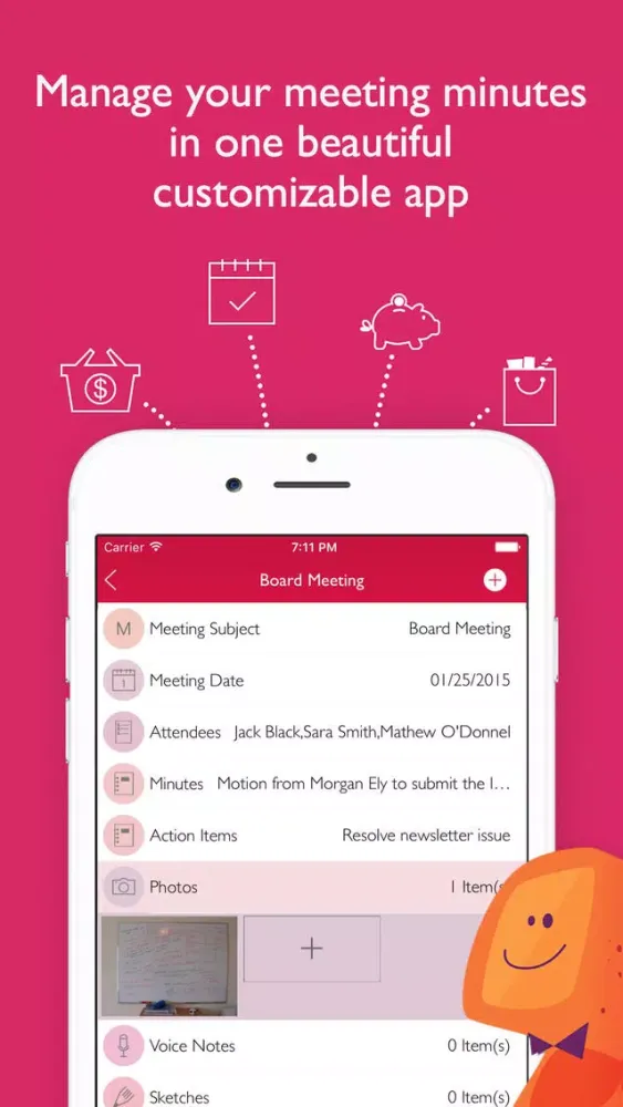 ภาพหน้าจอของ Meeting Minutes+ By Tryvin