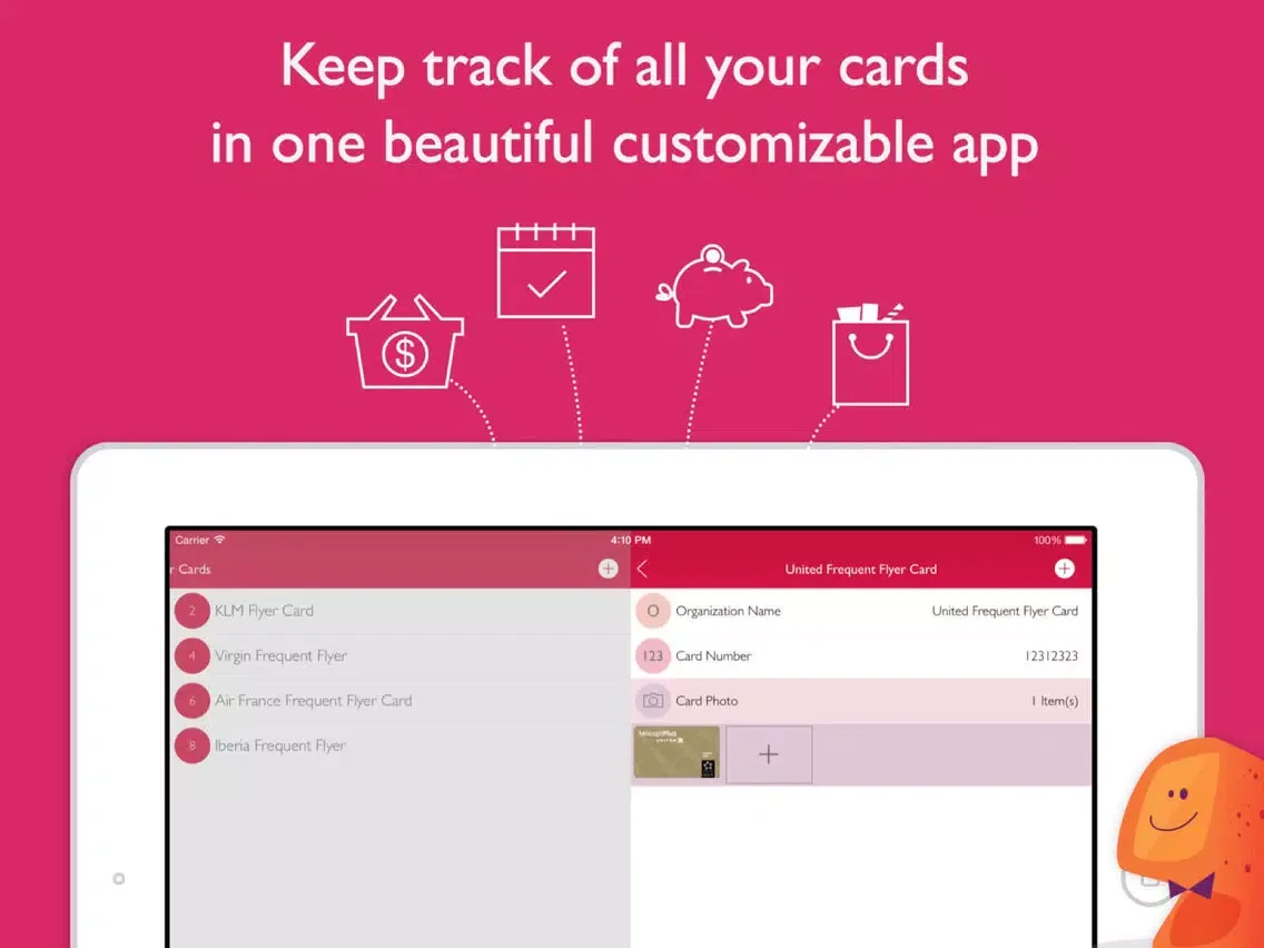 Membership Cards Manager By Tryvin iPad  Screenshots