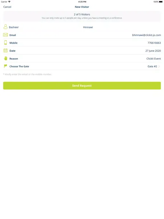 Screenshot di KHBP Visitor iPad 