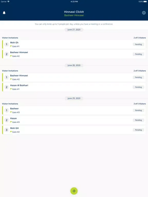 Screenshot di KHBP Visitor iPad 
