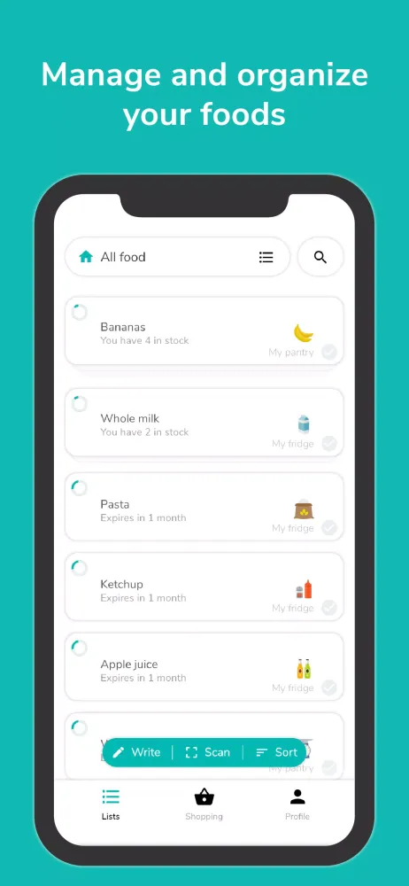 NoWaste Screenshots