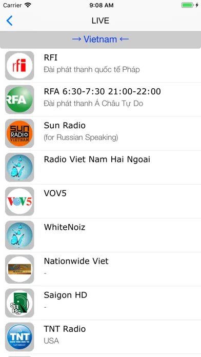 Radio VN स्क्रीनशॉट