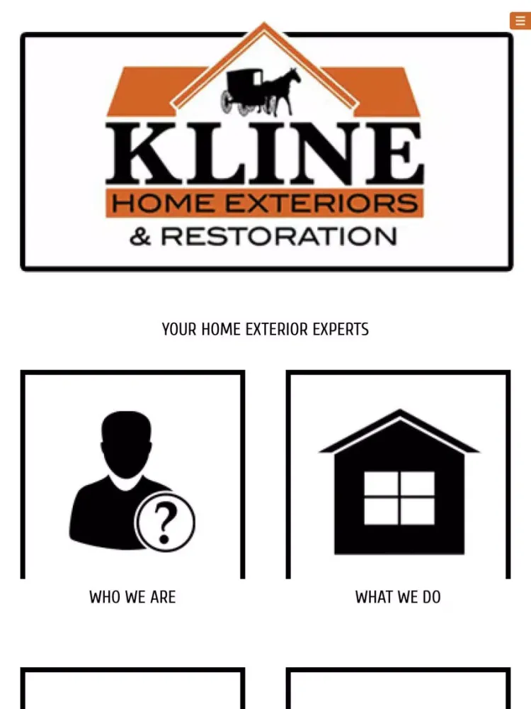 Ảnh chụp màn hình của KLINE Home Exteriors LLC iPad 