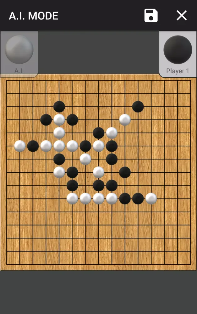Screenshot di Gomoku Board