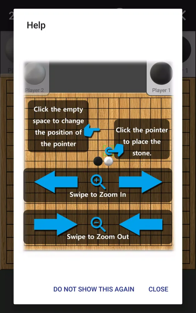 Screenshot di Gomoku Board