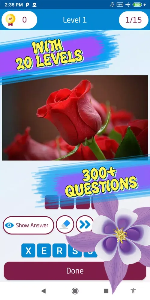 Guess the flower Ekran Görüntüleri