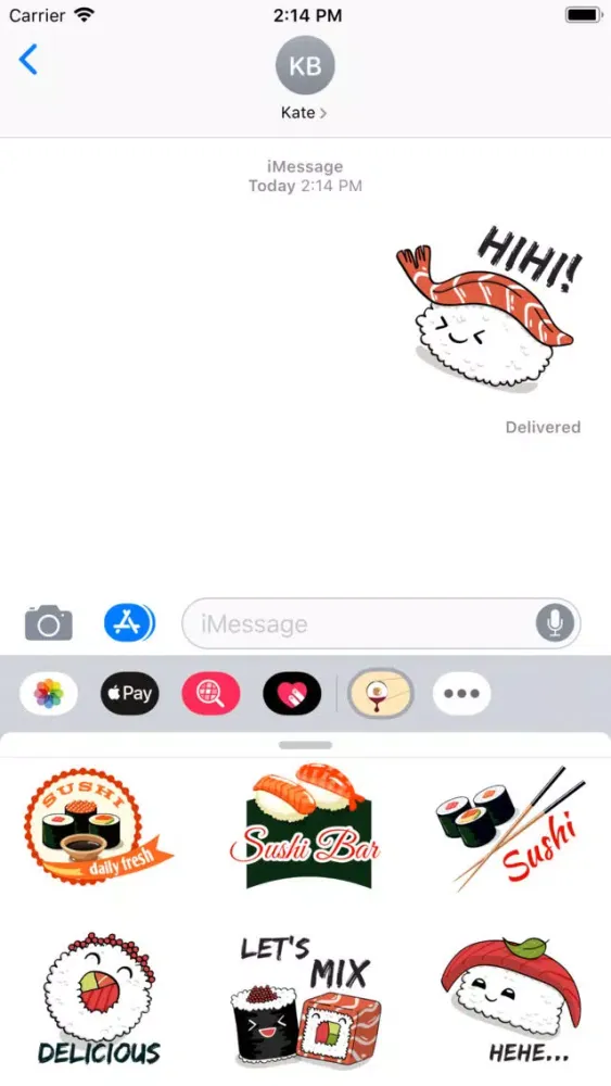 Capturas de pantalla de Asia Japan Sushi Stickers