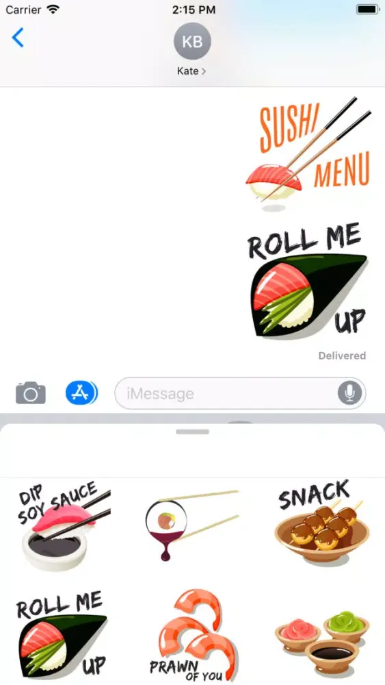 Capturas de pantalla de Asia Japan Sushi Stickers