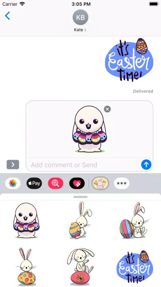 Screenshot di Easter Rabbit Pascha Stickers