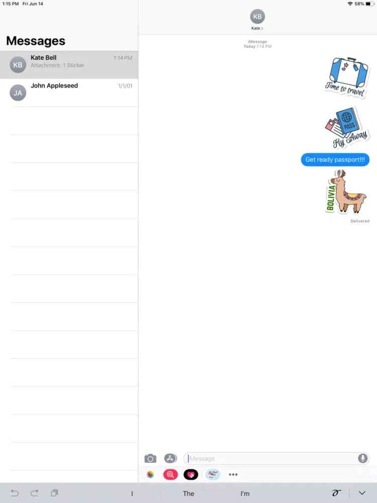 Explore Holiday Stickers iPad  स्क्रीनशॉट