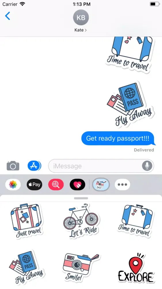Explore Holiday Stickers स्क्रीनशॉट