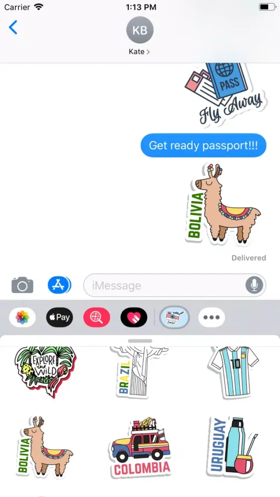 Explore Holiday Stickers स्क्रीनशॉट